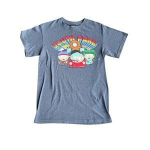 Fifth Sun South Park 2011 Graphic T-shirt Comedy Central, Gray Mens Size Small